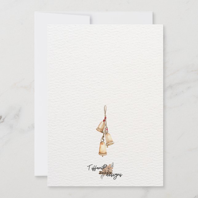 Weihnachtskriptur Grußkarte James 1:17 Feiertagskarte (Rückseite)