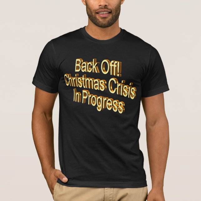 Weihnachtskrisen-T - Shirt (Vorderseite)