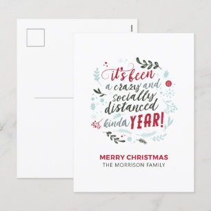 Weihnachtskritik Feiertagspostkarte