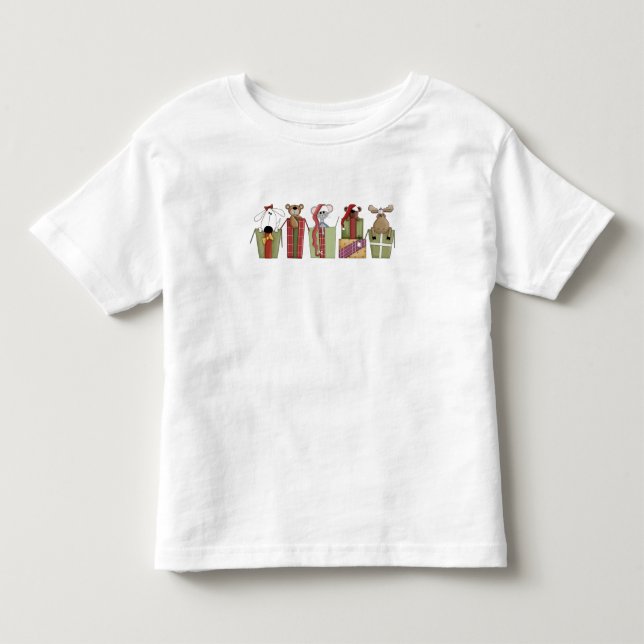 Weihnachtskritter Kinderhemden Kleinkind T-shirt (Vorderseite)
