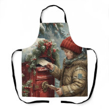 Weihnachtsküche gemütliche festliche Kochkleidung