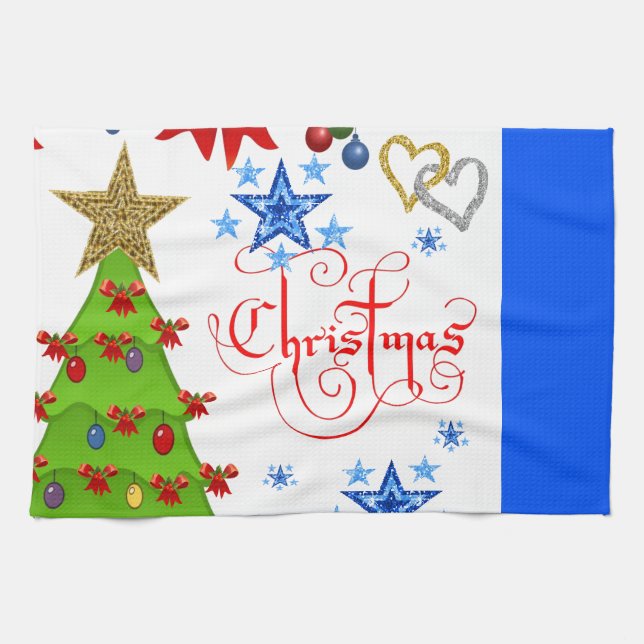 Weihnachtsküche Handtücher (Horizontal)