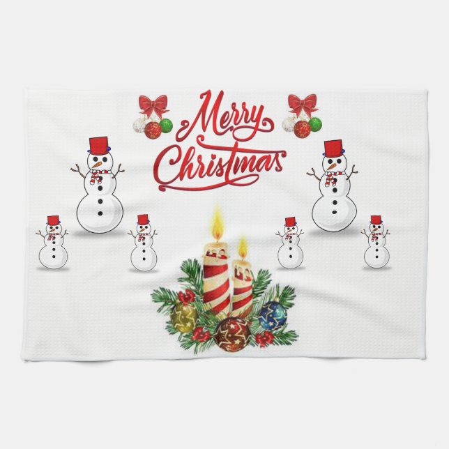 Weihnachtsküche Handtücher (Horizontal)