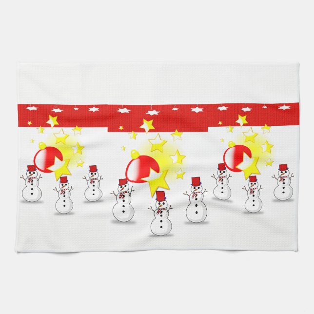 Weihnachtsküche Handtücher (Horizontal)