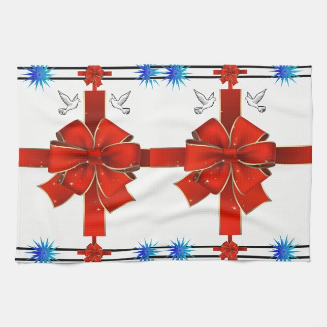 Weihnachtsküche Handtücher (Horizontal)