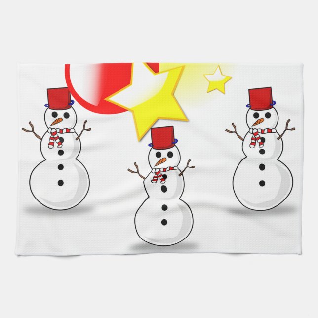 Weihnachtsküche Handtücher (Horizontal)