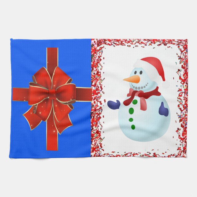 Weihnachtsküche Handtücher (Horizontal)