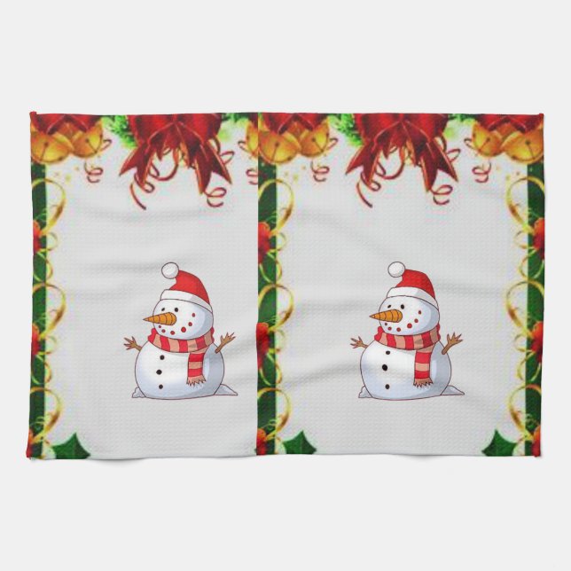 Weihnachtsküche Handtücher (Horizontal)