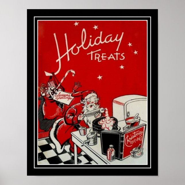 Weihnachtsküche Print 11x14 Poster (Vorne)