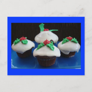 Weihnachtskuchen Feiertagspostkarte