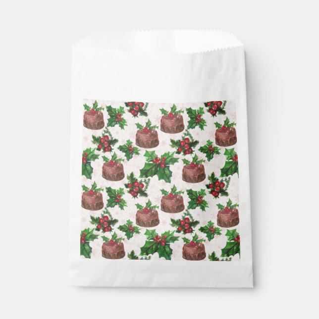 Weihnachtskuchen Geschenktütchen (Vorderseite)