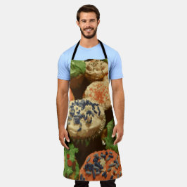 Weihnachtskuchen mit Sprinklen Schürze