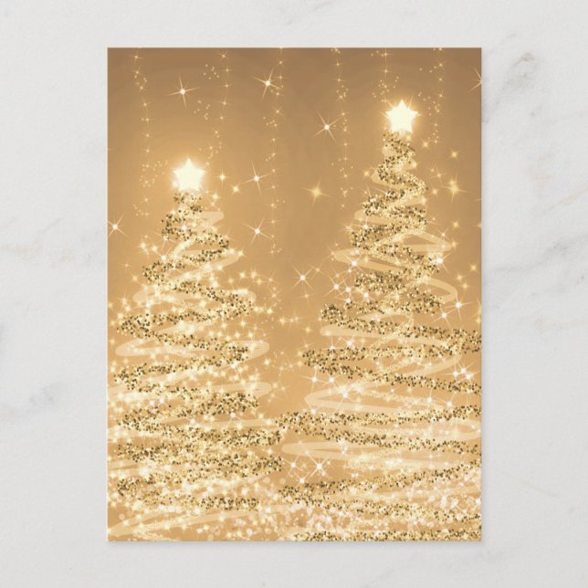 Weihnachtskuchen-Party Postkarte (Vorderseite)