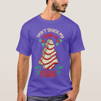Weihnachtskuchen-Retro T-Shirt