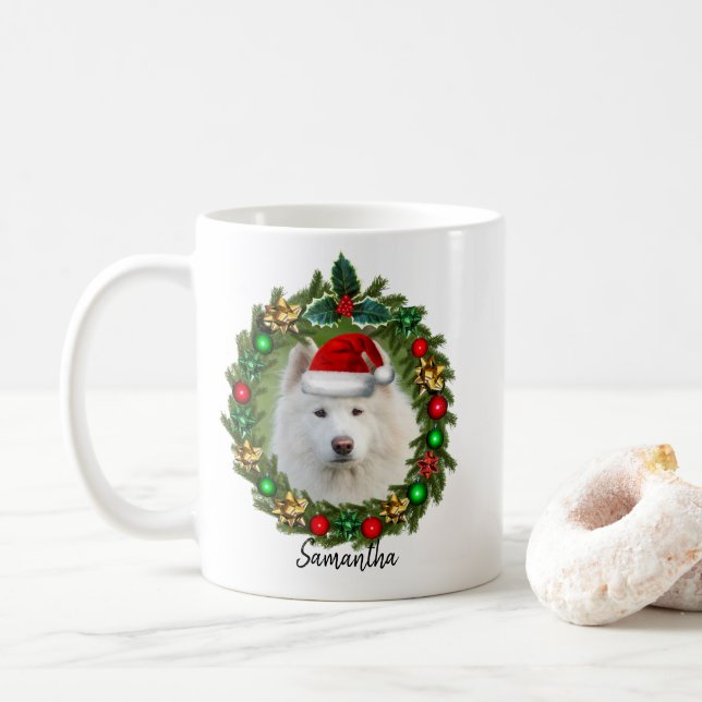 Weihnachtskuchen-Tasse Kaffeetasse (Mit Donut)
