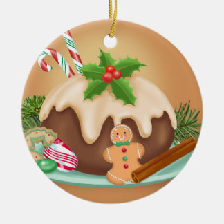 Weihnachtskuchen-Verzierung Keramik Ornament
