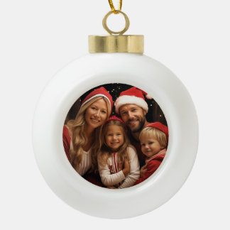 Weihnachtskugel mit Foto Keramik Kugel-Ornament