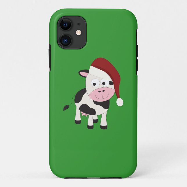 Weihnachtskuh Case-Mate iPhone Hülle (Rückseite)