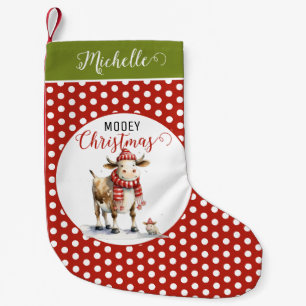 Weihnachtskuh Kleiner Weihnachtsstrumpf