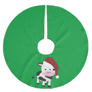 Weihnachtskuh Polyester Weihnachtsbaumdecke