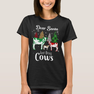 Weihnachtskühe liebt Weihnachten Bringen Sie Küh T-Shirt