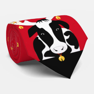 Weihnachtskühe Necktie Krawatte