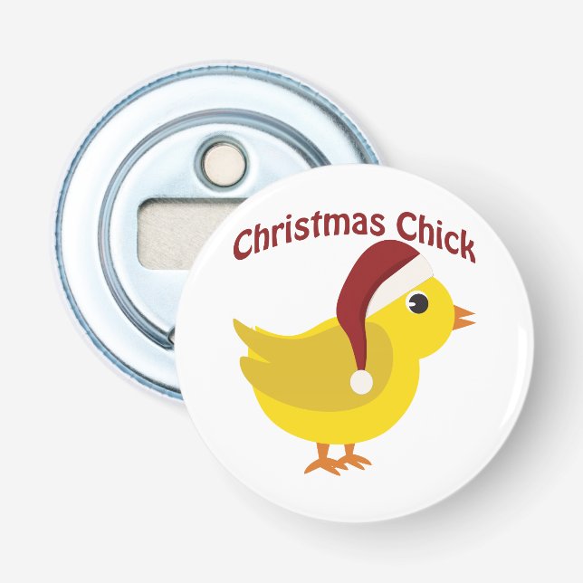 Weihnachtsküken Flaschenöffner (Vorderseite)