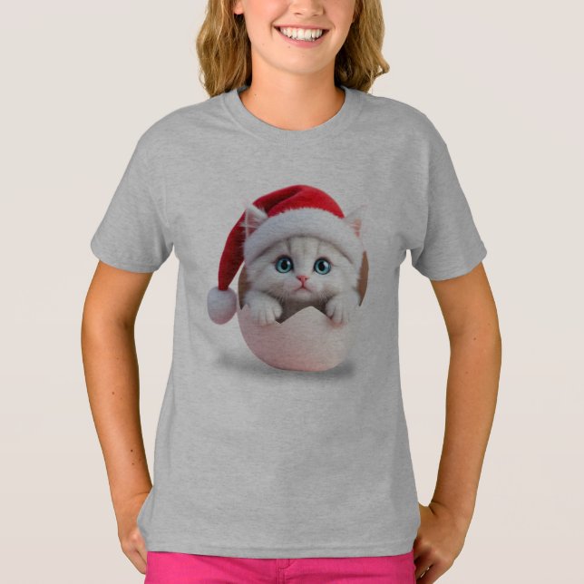 Weihnachtsküken T-Shirt (Vorderseite)