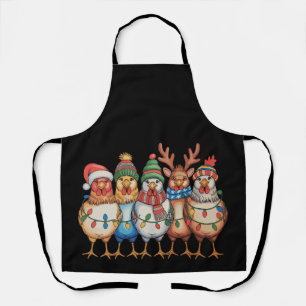 Weihnachtsküken Xmas Farm Lustige Ferienzeit Schürze