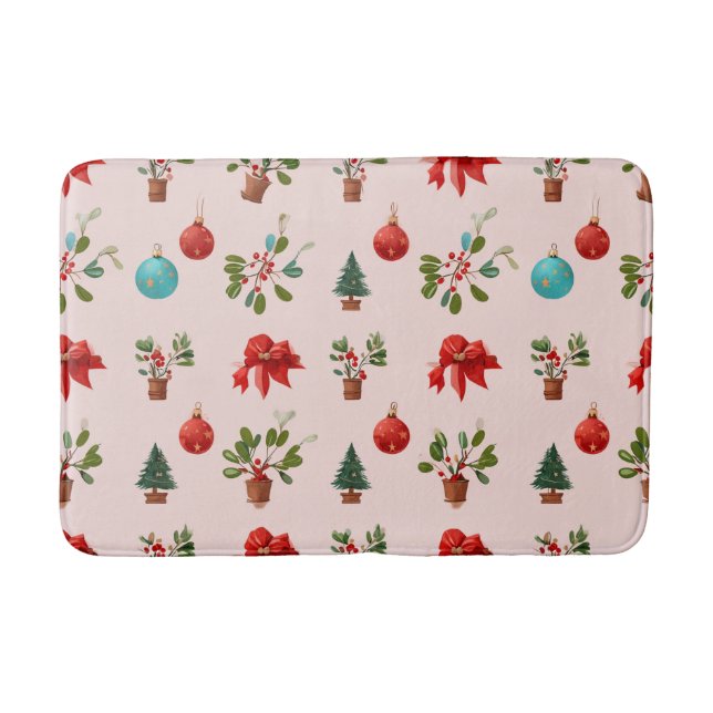 Weihnachtskunst Badematte (Vorderseite)