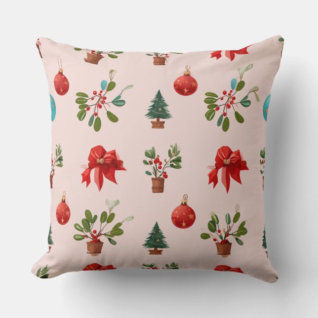 Weihnachtskunst Kissen (Vorderseite)