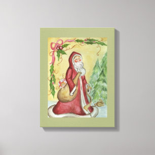 Weihnachtskunst Leinwand Print