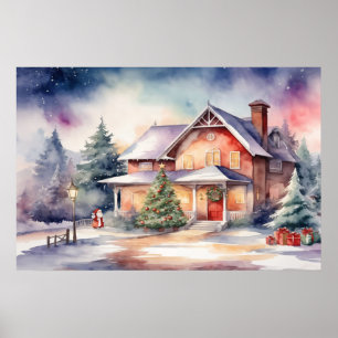 Weihnachtskunst Poster