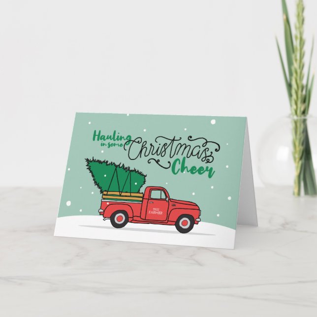 Weihnachtskunst zu Weihnachten Karte (Vorderseite)