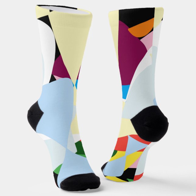 Weihnachtskunstmuster Socken (Gewinkelt)