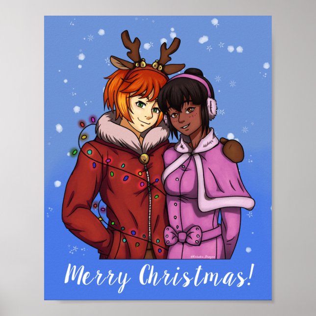 Weihnachtskuppel Poster (Vorne)