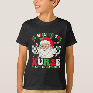 Weihnachtskurse sind nett zum Krankenpfleger Santa T-Shirt
