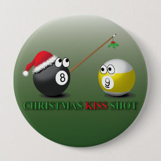 Weihnachtskuss-Schussknöpfe Button