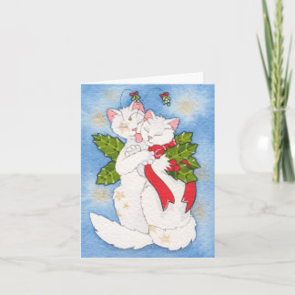 Weihnachtsküsse Feiertagskarte