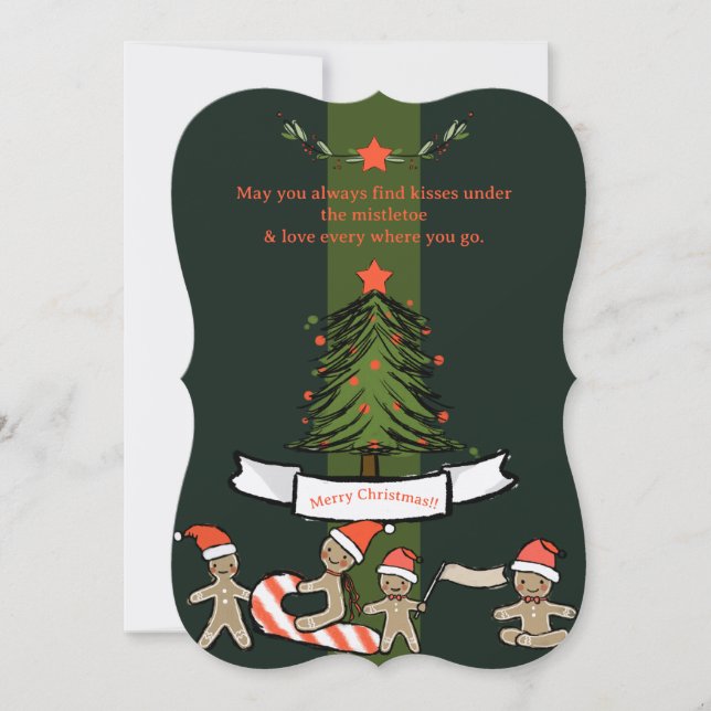 Weihnachtsküsse unter dem Mistleton (Vorderseite)