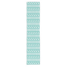 Weihnachtsküste Aquamarin Snowflake Rentiermuster