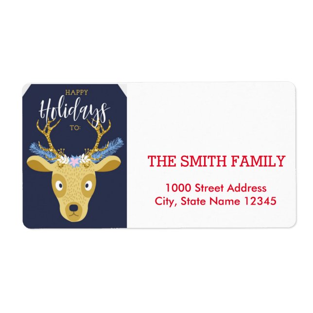 Weihnachtslabel (Vorne)