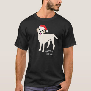Weihnachtslabrador Eigener Text T-Shirt