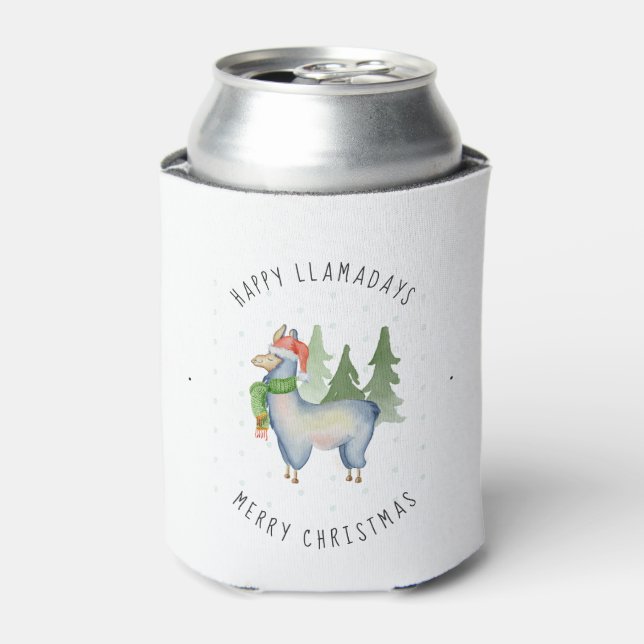 Weihnachtslama Dosenkühler (Kanne Vorderseite)