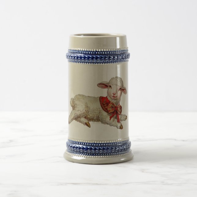 Weihnachtslamm Bierglas (Mittel)
