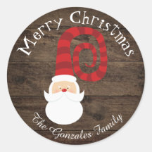 Weihnachtsland Wood Santa Rustic