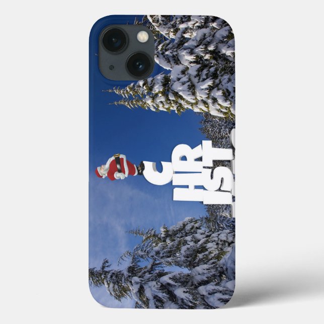 Weihnachtslandschaft Case-Mate iPhone Hülle (Rückseite)