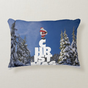 Weihnachtslandschaft Dekokissen