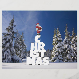 Weihnachtslandschaft Flyer
