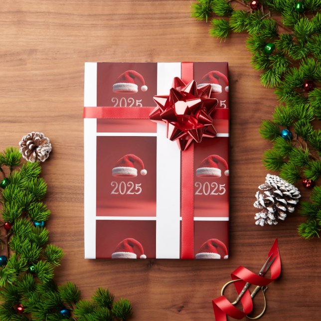 Weihnachtslandschaft Geschenkpapier (Feiertagsgeschenk)